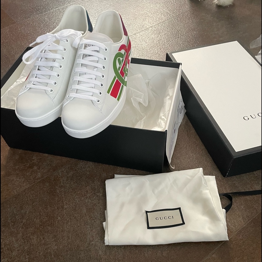 Gucci ace interlocking g 6,5 G women 9,5 men 7,5-8